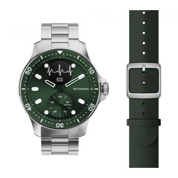 Smartwatch Withings Scanwatch Horizon Special Edition, 43mm, Verde de firma original