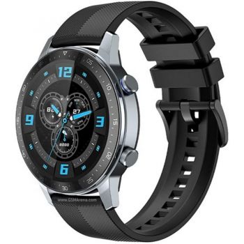 ZTE Ceas smartwatch ZTE Watch GT, oximetru SpO2, GPS, bratara silicon, Negru