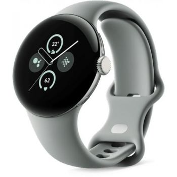 Ceas inteligent Smartwatch Google Pixel Watch 2, Display AMOLED 1.2inch, Procesor Qualcomm 5100, 2GB RAM, 32GB Flash, Bluetooth, Wi-Fi, GPS, NFC, Rezistent la apa 5 ATM (Auriu) de firma original