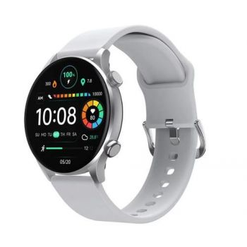 Ceas inteligent Smartwatch Haylou LS16 RT3 Plus, Display AMOLED 1.43inch, Bluetooth, Ritm Cardiac, Saturatie Oxigen, Monitorizare Somn, 105 Moduri sport (Argintiu)