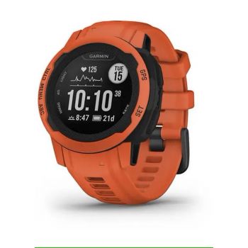 Ceas smartwatch Garmin Instinct 2S, 10 ATM, Plastic/Silicon, Portocaliu