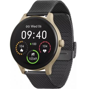 GARETT ELECTRONICS Smartwatch Garett Classy oțel auriu-negru