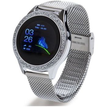 ORO-MED Smartwatch Oromed Oro Smart Crystal, 1.04 inch, 240x198 px, Gri ieftin