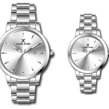 Set ceasuri pentru dama si barbati, Daniel Klein Pair, DK.1.13175.1