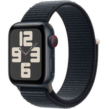 SmartWatch Apple Watch SE (2023), 40mm Aluminium Midnight cu Midnight Sport Loop, GPS + Cellular