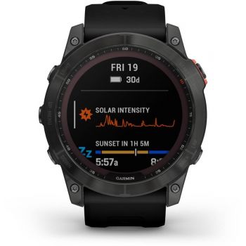 SmartWatch Garmin Fenix 7X Solar, 51 mm, Slate Gray/Black de firma original