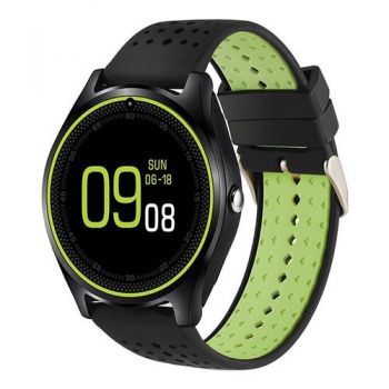 Smartwatch MTK V9 Verde cu Bluetooth si Camera Foto ieftin