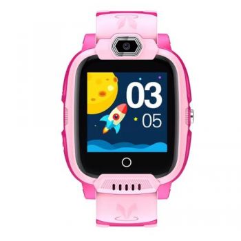 Ceas inteligent Smartwatch Canyon Kids Jondy KW-44, Ecran IPS 1.4inch, Bluetooth, Camera 0.3MP, GPS, 4G, Waterproof IP67 (Roz)