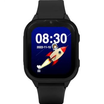 Ceas inteligent Smartwatch Kids Sun Ultra 4G, Bluetooth, Pulsoximetru, Waterproof IP67 (Negru) de firma original