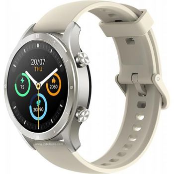 Ceas inteligent Smartwatch Realme Watch R100 TechLife, Ecran LCD TFT 1.32inch, Bluetooth, Ritm cardiac, Saturatie Oxigen, Monitorizare Somn, Peste 100 moduri sport (Gri) de firma original