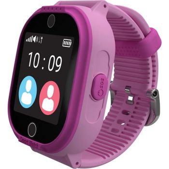 MyKi Smartwatch Watch 4 Lite cu tripla localizare (LBS, GPS, Wi-Fi), impermeabil, Roz de firma original