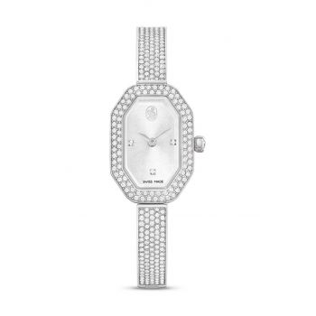 Swarovski ceas DEXTERA BANGLE femei, culoarea argintiu de firma original