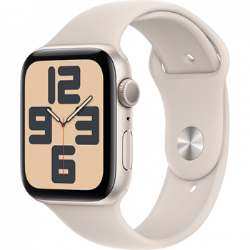 Apple Smartwatch Apple Watch SE (2023) GPS, Retina LTPO OLED Capacitive touchscreen 1.78, Bluetooth, Wi-Fi, Bratara Silicon S/M, Carcasa Aluminiu 44mm, Rezistent la apa, Bej ieftin
