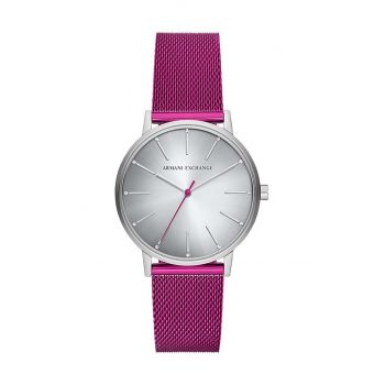 Armani Exchange ceas femei, culoarea roz de firma original