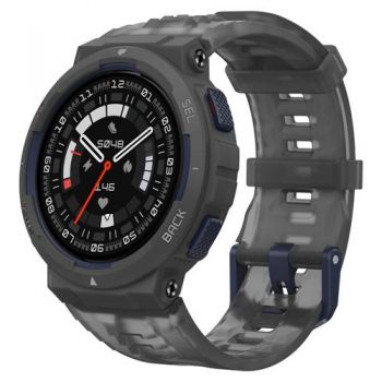 Ceas inteligent Smartwatch Amazfit Active Edge, Ecran TFT LCD 1.32inch, Bluetooth, GPS, Waterproof 10 ATM (Gri)