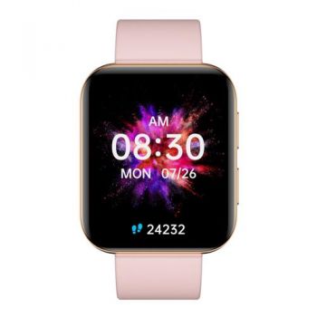 Ceas inteligent Smartwatch Garett GRC MAXX, Ecran AMOLED 1.78inch, Bluetooth, Notificari, Pedometru, Contor calorii, Impermeabil IP68 (Roz) ieftin
