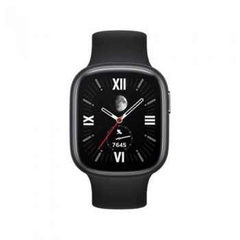 Ceas inteligent Smartwatch Honor Watch 4, Ecran AMOLED 1.75inch, Bluetooth, Ritm cardiac, SpO2, GPS, Waterproof 5 ATM (Negru)
