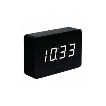 Gingko Design ceas in picioare Brick Black Click Clock