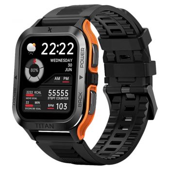 Smartwatch Maxcom FW67 Titan Pro, Orange ieftin