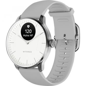 Withings Smartwatch Withings Scanwatch Light 37mm, Argintiu ieftin