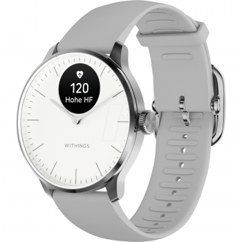 Withings Smartwatch Withings Scanwatch Light 37mm, Argintiu de firma original