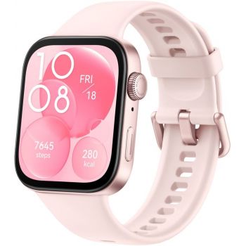 SmartWatch Huawei Watch FIT 3 Pink Body with Pink Fluoroelastomer Strap