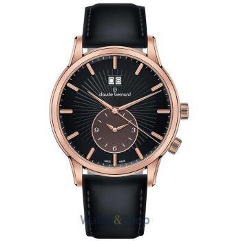 Ceas Claude Bernard Classic 2nd Time Zone 62007-37R-NIBBR