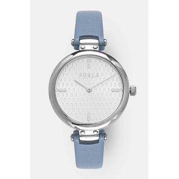 Furla ceas femei, culoarea argintiu, WW00018001L1
