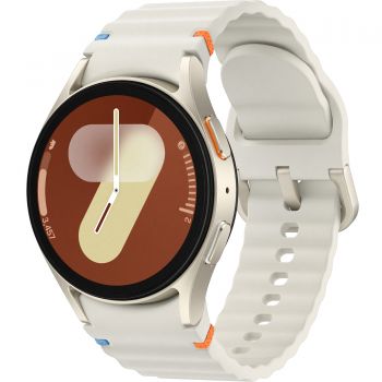 Samsung Galaxy Watch 7, 40 mm, GPS, Cellular, Cream aluminum case, Cream strap ieftin