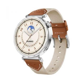 Ceas inteligent Smartwatch HUAWEI Watch GT 5 41mm, Ecran AMOLED 1.32inch, Bluetooth, NFC, GPS, Android/iOS, Leather Strap (Maro) Ceas inteligent Smartwatch HUAWEI Watch GT 5 41mm, Ecran AMOLED 1.32inch, Bluetooth, NFC, GPS, Android/iOS, Leather Strap (Maro)