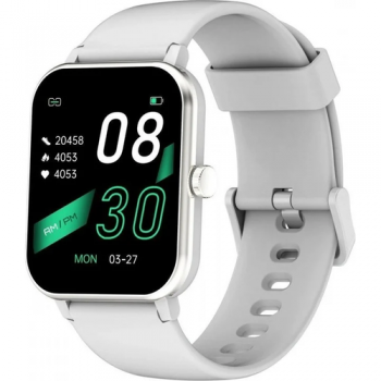 Ceas inteligent Smartwatch Blackview R3 Max, Ecran Touch screen TFT 1.69inch, Temperatura corporala, Ritm cardiac, Oxigen SpO2, Contor calorii, IP68, 230mAh (Gri)