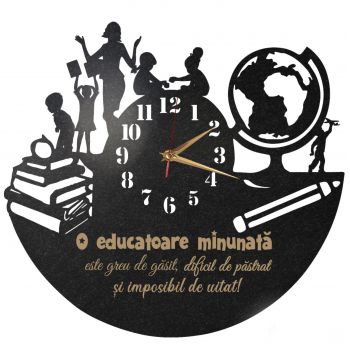Ceas cadou o educatoare minunata - Diametru 45 cm