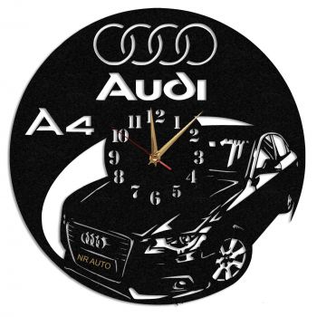 Ceas Personalizat Audi A4 Model 1 - Diametru 35 cm