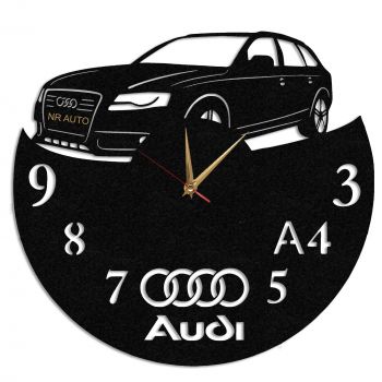Ceas Personalizat Audi A4 Model 2 - Diametru 45 cm