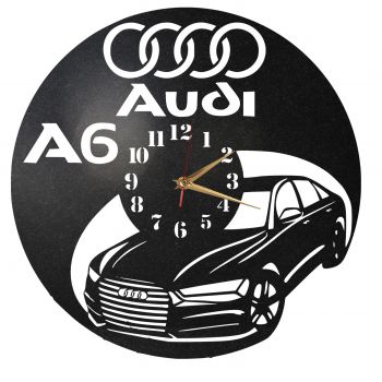 Ceas Personalizat Audi A6 - Diametru 35 cm