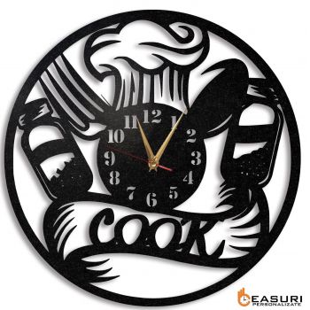 Ceas personalizat bucatar 04 - Diametru 45 cm