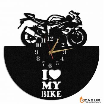 Ceas Personalizat Motocicleta Kawasaki Ninja 01 - Diametru 35 cm