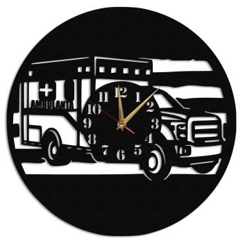 Ceas Personalizat UPU Paramedic Ambulanta 01 - Diametru 35 cm