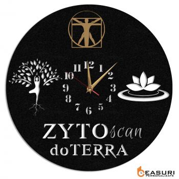 Ceas Personalizat Zyto Scan doTerra - Diametru 35 cm