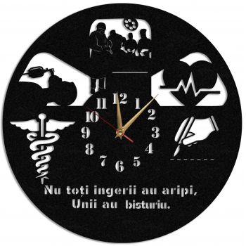 Ceas Personalizat Cadou Medic Chirurg - Diametru 45 cm