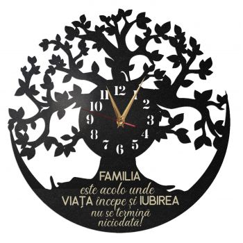 Ceas Personalizat Copacul Vietii 01 - Diametru 45 cm