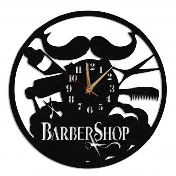 Ceas personalizat frizerie barbershop 04 - Diametru 45 cm