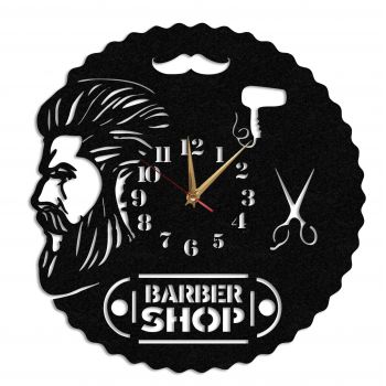 Ceas personalizat frizerie barbershop 05 - Diametru 35 cm