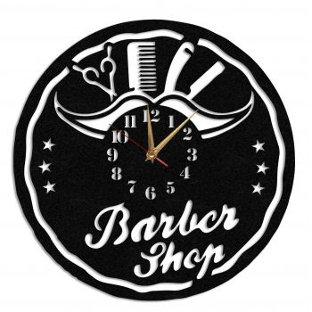 Ceas personalizat frizerie barbershop 07 - Diametru 45 cm