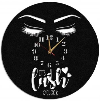Ceas Personalizat Montare Gene Eyelashes 01 - Diametru 35 cm