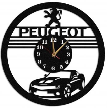 Ceas Personalizat Peugeot 02 - Diametru 45 cm