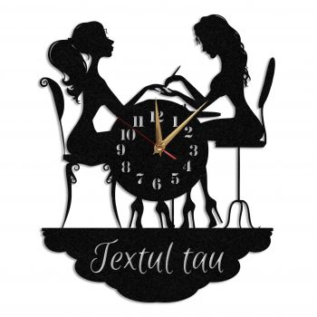 Ceas Personalizat Salon Nails Studio 02 - Diametru 35 cm
