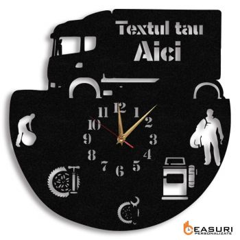 Ceas Personalizat Vulcanizare 01 - Diametru 35 cm
