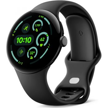 Google Ceas inteligent / Smartwatch Google Pixel Watch 3, 45mm, Obsidian-Black