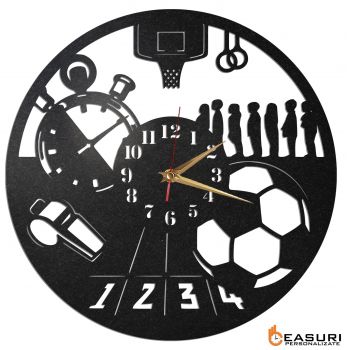 Ceas cadou profesor educatie fizica - Diametru 45 cm